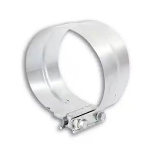 New 6" Stainless Band Clamp Fits Many Applications, Double Bolt Design