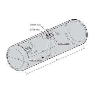 Peterbilt 379 Right Fuel Tank
