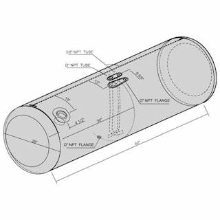 Peterbilt 379 Left Fuel Tank