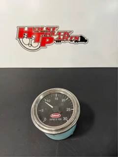 Used 2003 Peterbilt 379 Tachometer Gauge with Chrome Bezel