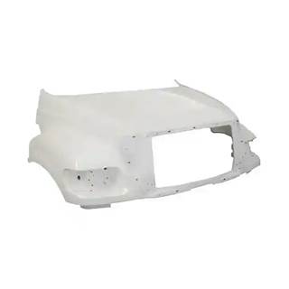 2010-2015 Ford F650/F750 Fiberglass Hood Shell, Painted White, Part # BC4Z-16612A / BC4Z-16612D