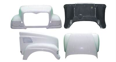 Mack Granite CV713 Hood for a 2002 Mack CV713