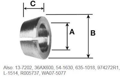 Stud Pilot / Budd Rear Hub