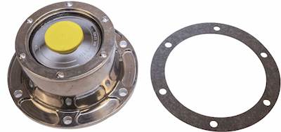 New Hub Cap  Interchange w/ C/R & Stemco Include Plug & Gasket 6 Bolt Bolt
