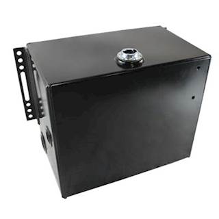 30 Gallon Steel Side Mount 24 X 15 X20  Black Powder Coated Finish Fully Baffled