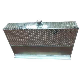 New Aluminum Upright 35 Gallon Hydraulic Tank.  24"H X 42"L X 8"W.  Built In