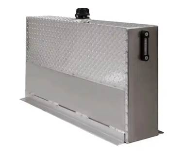 New 35 Gallon Aluminum Upright Hydraulic Tank.      Upright Design Fits
