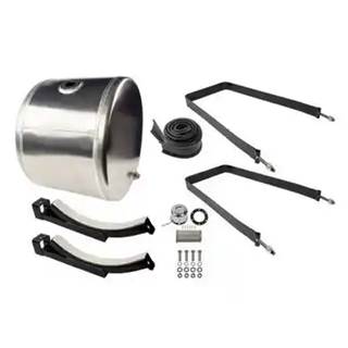 New 35 Gallon Aluminum Saddle Mount Tank.  24" X 19".  Comes With MountING