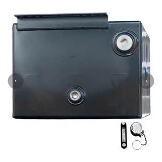 30 Gallon Steel Side Mount 24 X 15 X20  Black Powder Coated Finish Fully Baffled