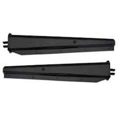 New Black Spring Loaded Mud Flap Hanger. 30" Long 2.5" Bolt Pattern Hex Tube. 