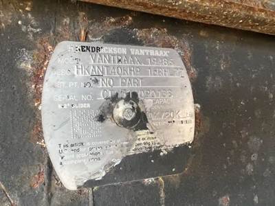 Used Slider Box/ Hendrickson Vantraax/Vantrax.  ///Notes////