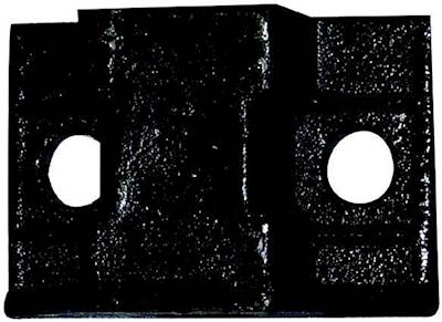 New Frame Mount Mud Flap Hanger.  2" X 2.875" X 1.875"   Narrow Horizontal