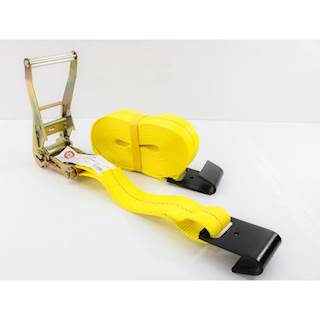 30'X2" Ratchet Strap Assy W/Flat Hooks