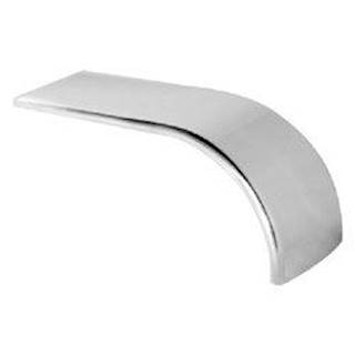 New  Merritt Half Fender .125 Smooth Alum. 24"H X 25"W X 52"L - Half Tandem,