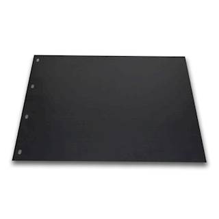 New Poly Standard Mud Flap 24 X 30 X 1/2 Black Hard Plastic