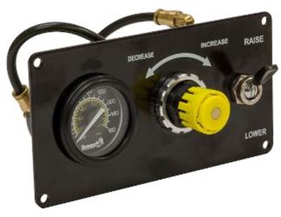 Manual Lift Axle Control, Toggle Style Switch With Pressure Regulator And