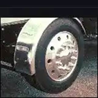 Alumunum Fender For Lift Axle. Only Fit To Tire Size 255//70//22.5. For Use On