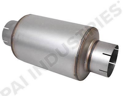 New 5" Resonator/Muffler  5" Inlet / Outlet, 1" Body Length, 9" Body Diameter