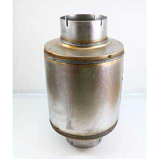 New 4" Resonator/Muffler Resonators Inlet/Outlet - 4 In Diameter - 9 In Body