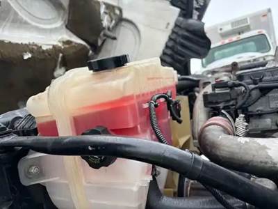 Freightliner Cascadia 125 Radiator Overflow Bottle / Surge Tank