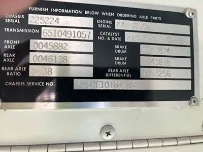 Blue Bird Salvage Truck