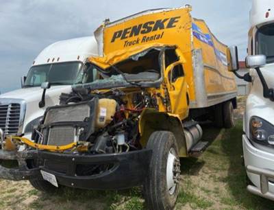 International MV607 Salvage Truck