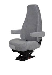 Baja Truck Seat, Hipro 915 Air Suspension, Hi-Back, Dual Armrests, Grey Cloth.