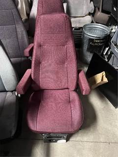 Baja Truck Seat, Hipro 915 Air Suspension, Hi-Back, Dual Armrests, Red Burgundy