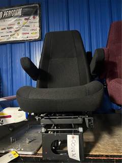 Baja Truck Seat, Lopro 915 Air Suspension, Lo-Back, Dual Armrests, Black Cloth.