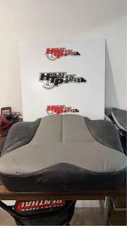 Seats Inc, Lower Leather Cushion Assembly Black And Grey. Legacy Model