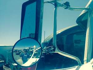Peterbilt 386 Left Side View Mirror