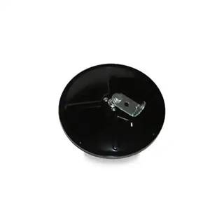 New 8-1/2" Center Mount Convex Mirror, Black