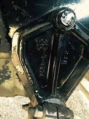 Kenworth W900B Left Spring Hanger