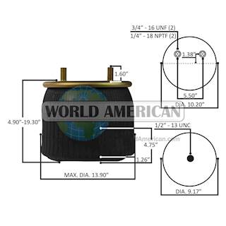 Automann: AB1DK25A-8709     Contitech: 10 10.5-15 P 460     Contitech: 64645    