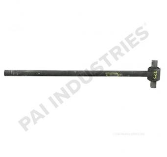 Weld Together Torque Rod, Male End With T Bar Style End.  Uses HE9I Bushing. 