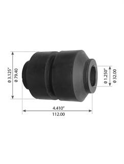 New Equalizer Bushing Inside Diameter: 1.25 Inch Length: 4.41 Inch Material: