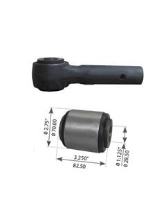 Hendrickson Female Weld On Torque Rod End  Height: 3.25 (Inch) Inside Diameter: