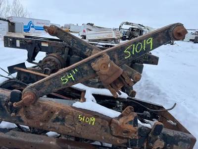 54" Fabricated Beam/ Bronze Center/Greasable Center Bushing. Bolt On End Bushing