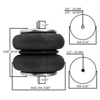 Genuine Firestone Watson Chalin Lift  Axle Air Bag