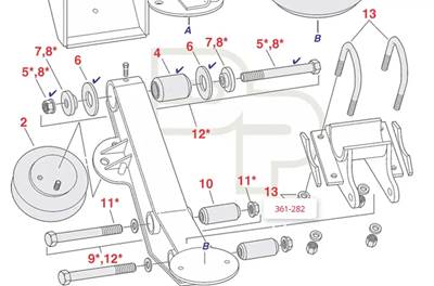 Silent Drive Tag / Pusher Axle