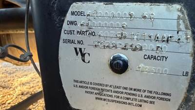 Watson & Chalin Tag / Pusher Axle for a 2024 Kenworth T880