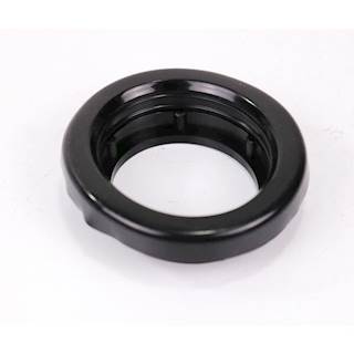3" Open Back, Flush Mount Grommet, Black PVC
