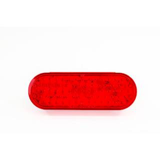 6" Oval F/P/T Red 60Led