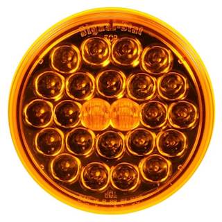 4" Amber 24 Led Tail Light.  24 Led Lights   ED40Y10, ED40Y18, Led4024A, Led40Y,