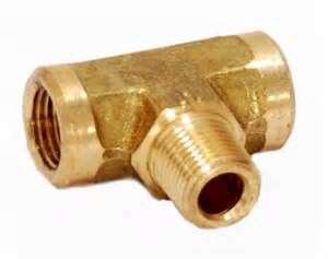 1/8" Tee Brass Fitting