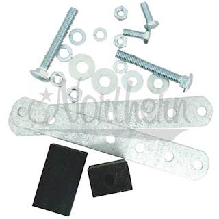 Cooler Mounting Kit.  For Use With Round Tube & Fin Oil CoolerS  CoolerS May