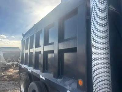 Used 15FT Warren Dump Box, High Sides, Small Crease In Gate, Some Sub Frame