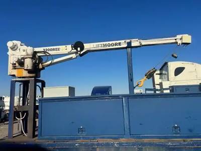 16FT Flat Bed, Service Bed, Has Liftmore Crane