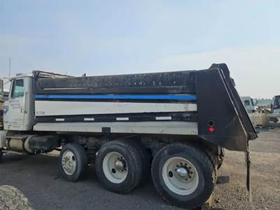 Good Used Dump Bed Assembly/ Ram Damaged/Some Damage On Driver Side