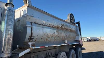 Used 18FT Dump Bed Assembly with Strong Arm Lift Axle for Peterbilt 357